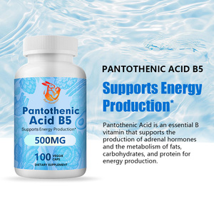 Cápsulas de Ácido Pantoténico B5 al por Mayor de Fábrica, con Ácido Pantoténico, Apoya el Metabolismo de Grasas, Carbohidratos y Proteínas - Product Image 6