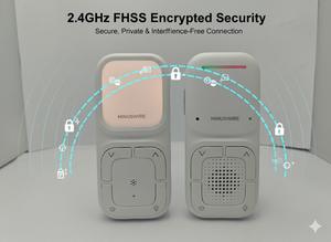 Monitor de Audio Digital para Bebés con Alcance de 300 Metros, Alerta Sonora por Vibración y Batería Recargable - Product Image 5