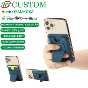 Porte-téléphone magnétique créatif Weizheng personnalisé 2025, nouveau, en cuir PU, porte-carte d'identité avec RFID N52, support de portefeuille <span class=keywords><strong>MagSafe</strong></span> <span class=keywords><strong>Apple</strong></span> - Product Image 1