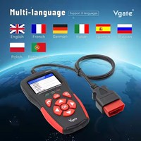 Escáner Universal EOBD OBD2 VR800 mejorado, lector de código de error, comprobar la luz del motor, herramienta de escaneo de diagnóstico CAN de auto-OBD-II
