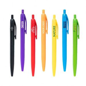 Wholesale <b>Multiple</b> <b>Color</b> Plastic Retractable Promotional <b>Pen</b> Cheap Custom Advertisement Bulk Logo Gift Ballpoint <b>Pens</b> - Product Image 5