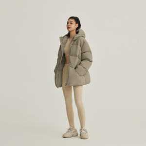 Abrigo Clásico Casual para Hombre con Capucha y Cuello Alto, Transpirable, Impermeable, Talla Grande, Relleno 80% Algodón, Grueso 150g-200g <span class=keywords><strong>RESIMPLE</strong></span> - Product Image 1