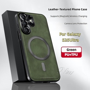 Étui de téléphone magnétique en cuir PU de luxe pour <span class=keywords><strong>Samsung</strong></span> S25 S24 S23 Ultra A16 A36 A55 A35 A15 Mobiles nouveau Design accessoires - Product Image 6