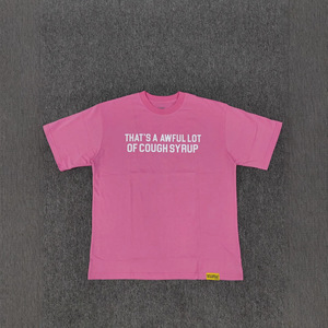 T-shirts d'été tendance en pur coton de haute qualité, coupe ample, à manches courtes, avec motif lettres, pour hommes et femmes - Product Image 1