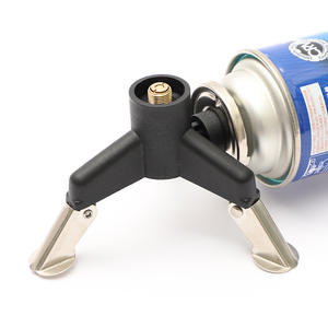 Soporte adaptador para estufa de Camping portátil, núcleo de cobre, negro, 12,5x8cm, convertidor manual para cabezal de quemador, para uso en exteriores - Product Image 3