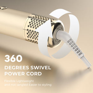 Cepillo de Aire Caliente para Peinar el Cabello, Secador de Pelo Profesional, Rizadores de Salón, Set de Secador de Pelo 6 en 1, Multi-Estilizador - Product Image 2