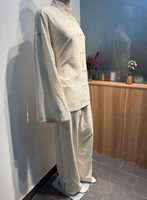Abaya islamique pour femmes Y239, coupe ample, respirante, en polyester, élégante, longueur cheville, manches longues, pour tous les jours, Ramadan et Eid