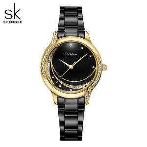 Elegante Reloj de Pulsera para Mujer con Esfera de Rayos de Sol, Diamantes Incrustados y Diseño de Luna y Estrella, Reloj de Cuarzo - Product Image 2