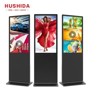 Floor Standing Digital Signage 43 Interactive Touch Screen Kiosk Totem 43 55 65 Inch Indoor Floor Standing Digital Signage Android Player