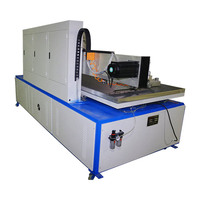 Machine d'impression automatique de marques à plat avec sécheur UV et convoyeur pour sérigraphie et découpe automatique