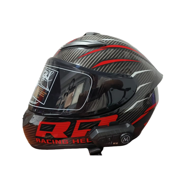 Fashionable ABS Full Face Motorcycle Helmet with for and Camera New Condition QK111 Brand