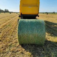 Filet d'emballage pour ensilage de foin pour mini-chevaux en plastique HDPE vierge à 100% anti-UV, résistant, de marque LX, 8,33 g/m2-12 g/m2