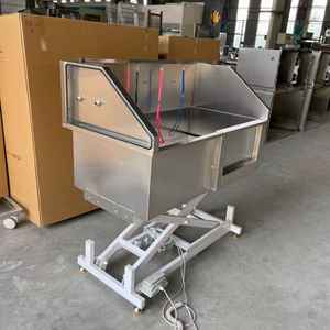 <span class=keywords><strong>Pet</strong></span> Clinic Supply Tier Edelstahl Electric Lift <span class=keywords><strong>Pet</strong></span> Bathing Pool - Product Image 6