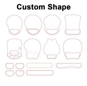 Wholesale Mouse Pad with Custom Logo Printed for Promotion Business Office Gift Comfort Mousepad With Wrist Rest - Product Image 5