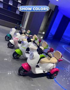 Unisex Kinderbatterij Tweezits Ride-On <span class=keywords><strong>3</strong></span>-wielige Motorfiets Plastic Materiaal Met Afstandsbediening Te Koop - Product Image 5