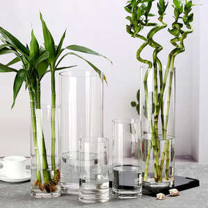 All'ingrosso all'ingrosso dimensioni personalizzate <span class=keywords><strong>centrotavola</strong></span> decorazione per la casa matrimonio <span class=keywords><strong>centrotavola</strong></span> in <span class=keywords><strong>vetro</strong></span> trasparente cilindri vasi - Product Image 2