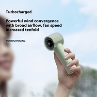 2025 Portable Mini Wind Cannon Turbine De Poche Haute Vitesse Petit Ventilateur USB Pliable Anglais Fonctionnement pour Une Utilisation En Plein Air