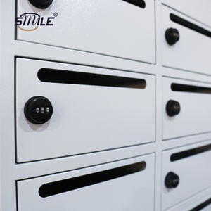 CHNSMILE Boîte <span class=keywords><strong>aux</strong></span> <span class=keywords><strong>lettres</strong></span> blanche verrouillable Boîte <span class=keywords><strong>aux</strong></span> <span class=keywords><strong>lettres</strong></span> en acier Boîte <span class=keywords><strong>aux</strong></span> <span class=keywords><strong>lettres</strong></span> d'appartement Boîte <span class=keywords><strong>aux</strong></span> <span class=keywords><strong>lettres</strong></span> en métal communautaire - Product Image 4