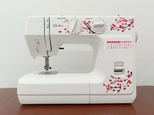 Macchina da Cucire Domestica Multifunzione a 24 Modelli, Ago Singolo, Meccanismo di Alimentazione Manuale, Punto Piatto e Zigzag - Product Image 3