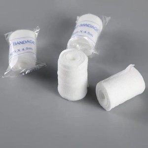 Rollos de Vendaje de Malla Transpirable de Alta Elasticidad, Fábrica de Origen, Vendajes Elásticos Médicos de PBT, Apósitos para Heridas, Gasa Directamente de Fábrica - Product Image 2