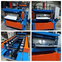 Machine de formage à froid entièrement automatique pour panneaux de toiture à joint debout colorés, pour composants de toiture