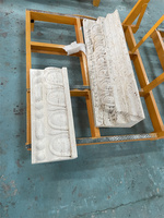 Personnalisé pas cher prix décoration intérieure solide travertin pierre colonne décorative maison piliers conceptions