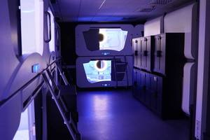 Capsula per Dormire KSL in ABS con Aria Condizionata, Striscia LED e Isolamento Acustico, <span class=keywords><strong>Letto</strong></span> a Castello Intelligente per Aeroporti - Product Image 5