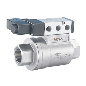 วาล์วมุมนิวเมติก Mingtian Technology รุ่น DN25 PN16 CF8 สำหรับกรดและด่าง - Product Image 3