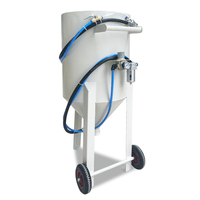 Machine de sablage pneumatique petite machine de sablage mobile à haute pression pièces de fer en métal équipement de dérouillage de Nachine