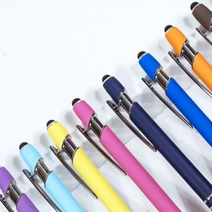 Wholesales Colorful Blank <b>Cheap</b> Plastic Stylus Metal Ballpoint Pen for Promotional <b>Gift</b> - Product Image 3