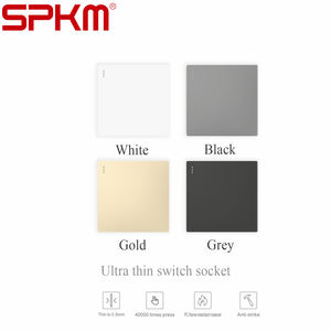 Factory Wholesale / <strong>UK</strong> Standard Wall Socket Switch / PC Panel / <strong>Skin</strong>-friendly Feel / Scratch-resistant / 10A 16A 250V Ultra-thin - Product Image 6