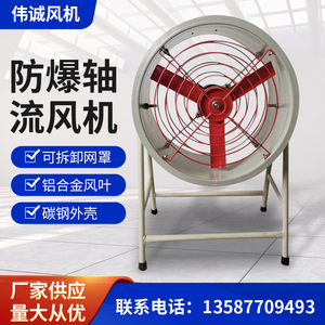 Ventilador de Extracción de Humo de Flujo Axial a Prueba de Explosiones CBF/BAFBZF, Ventilador de Conducto de Ventilación con Rodamiento de Bolas de Fábrica - Product Image 2