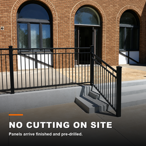 Stainless Steel Railing Fence Systems Corrosion Resistant Boundary Fencing for Contractor Installations - Product Image 4