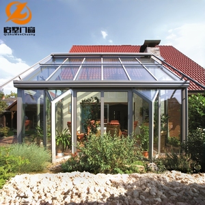 Véranda autoportante en aluminium pour <span class=keywords><strong>jardin</strong></span> <span class=keywords><strong>d</strong></span>'<span class=keywords><strong>hiver</strong></span> de ferme moderne, abri de <span class=keywords><strong>jardin</strong></span> extérieur personnalisé en aluminium et verre - Product Image 2