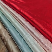 Usine Prix le plus bas Jacquard de soie Doublure de vêtement lisse Tissu Jacquard Tissu Imitation acide acétique
