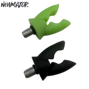 NEWMAJOR Soporte Ajustable de Silicona para Cañas de Pescar con Brillo Negro para Pesca de <span class=keywords><strong>Carpa</strong></span> - Product Image 1