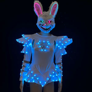 Nouveauté fête brillant Sexy Ballet robe lumière LED <span class=keywords><strong>Tutu</strong></span> jupes alimenté par batterie femmes Performances Bar spectacles de nuit accessoires de déguisement - Product Image 2