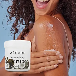 Custom Body Scrub Sulfate-free Deep Cleaning & Exfoliating and Aloe Vera Coconut oil Organic Face & Body Scrub