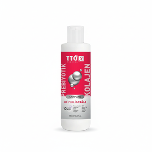 Traitement capillaire hydratant et fortifiant TTO-X Organic Prebiotic & Collagen pour cheveux gras et pellicules 250ml - Product Image 2