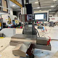 Mini tour CNC pour le traitement des métaux, petite taille avec contrôle DDCS V4.1, capacité moyenne