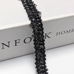 Cinta de Lentejuelas Brillantes Tejidas Multicolor con Encaje de Purpurina para Accesorios de Prendas, <span class=keywords><strong>Vestidos</strong></span> de Fiesta, Bolsos y Decoración Textil del Hogar - Product Image 5