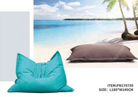 Fauteuil de plage géant en tissu moderne, type pouf, pour l'extérieur