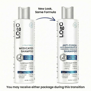 Champú Antifúngico Equilibrado de Marca Privada para el <span class=keywords><strong>Tratamiento</strong></span> del Cuero Cabelludo y el Cabello, para la Caspa y la Picazón, con Ácido Salicílico - Product Image 2