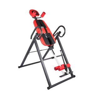 เครื่องยืดหลังแบบพับได้ ฮีรุน อินเวอร์ชั่น เทเบิล แฮนด์สแตนด์ ทำจากเหล็ก ผลิตในจีน พร้อมที่พักศีรษะปรับได้ และเข็มขัดนิรภัย - Product Image 6