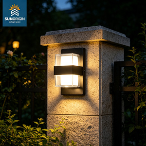 Lámpara de Pared LED Cuadrada Moderna y Sencilla, 6000K Luz Diurna, CRI60, Impermeable, para Interiores/Exteriores, Decoración del Hogar, Dormitorio, Jardín, Regulable - Product Image 5