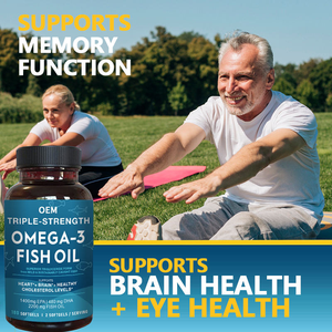 Hỗ trợ OEM/ODM tự nhiên não và sức khỏe mắt cá dầu Softgels giàu DHA và EPA Omega 3 Softgels bổ sung cho khỏe mạnh - Product Image 6