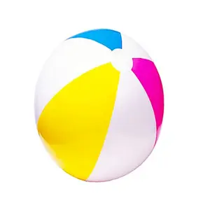 Bola inflável personalizada da praia do pvc da promoção