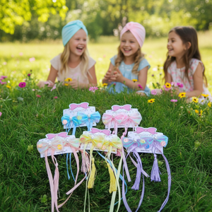 Tending Fashion con fiori in rilievo turbanti accessori per capelli elegante per le donne e le ragazze vendita calda all'ingrosso per la decorazione dei capelli - Product Image 3
