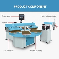 Machines de presse à chaud à Six stations de 60*40cm de sublimation de transfert de T-shirt entièrement automatique numérique de nouvelle conception