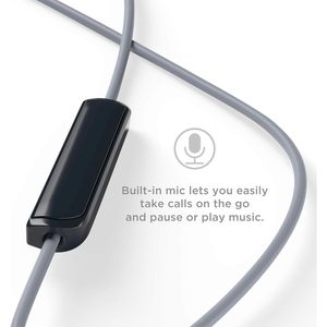 Écouteurs intra-auriculaires TCL SOCL100BK, 100 fils, isolation passive du bruit, micro intégré, contrôle multimédia, compatibles Type-C 3,5 mm Phantom Black - Product Image 4